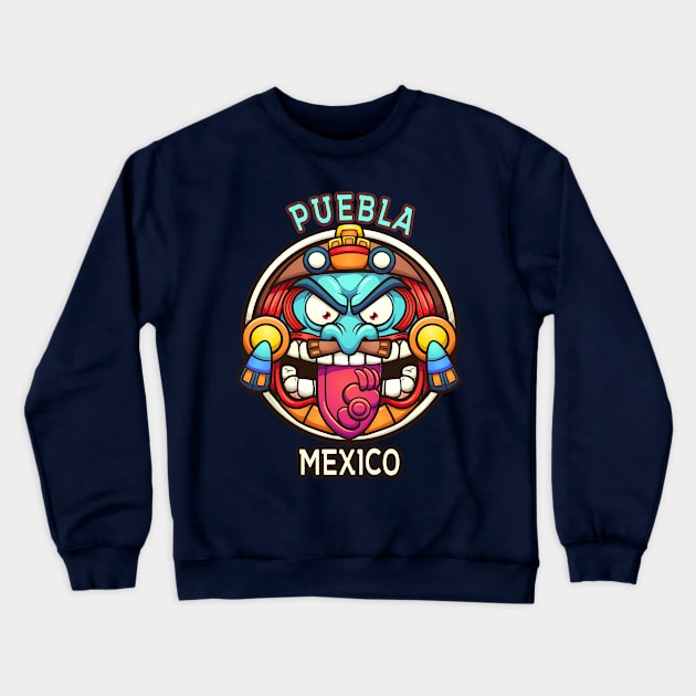 Puebla Crewneck Sweatshirt by LiquidLine